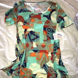 NWT LuLaRoe XS Perfect T fits sizes 4-10 geometric